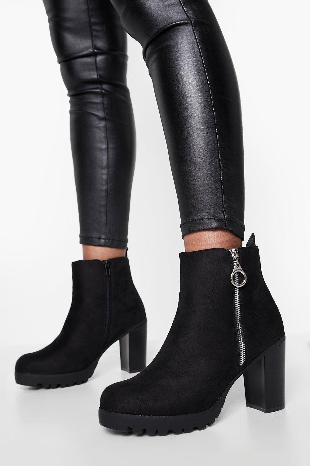 Ring hot sale zip boots