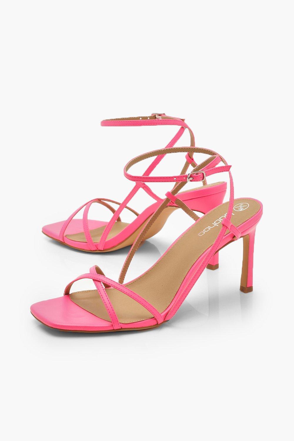 Pink wide hot sale width sandals