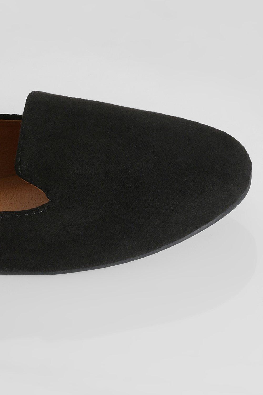 Wide Fit Tab Top Slipper Ballet Flats