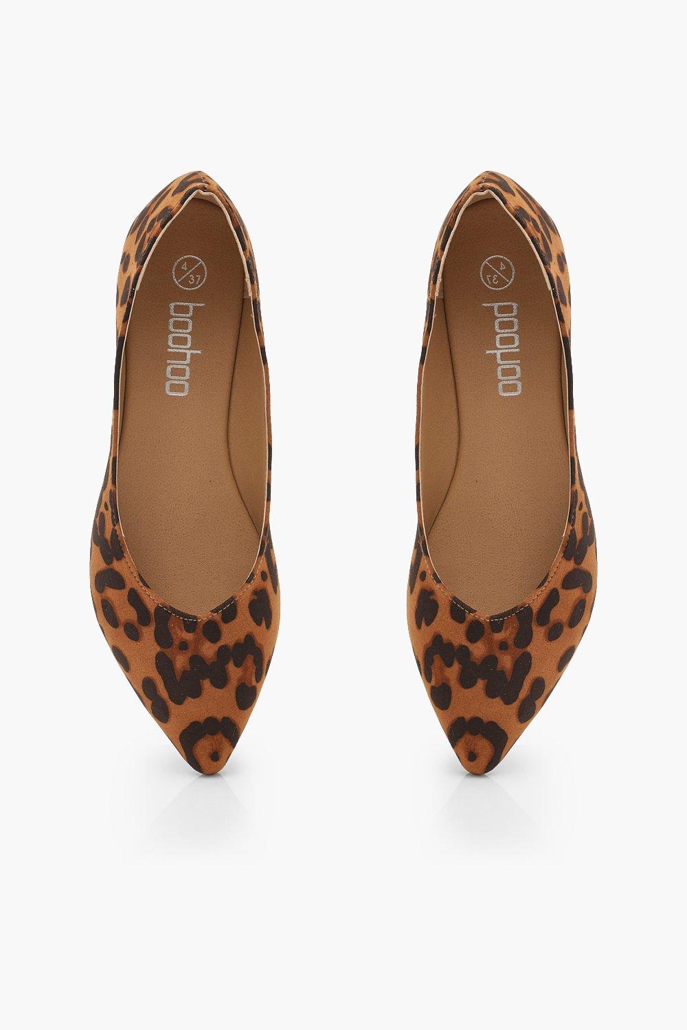 ballerines pointues leopard