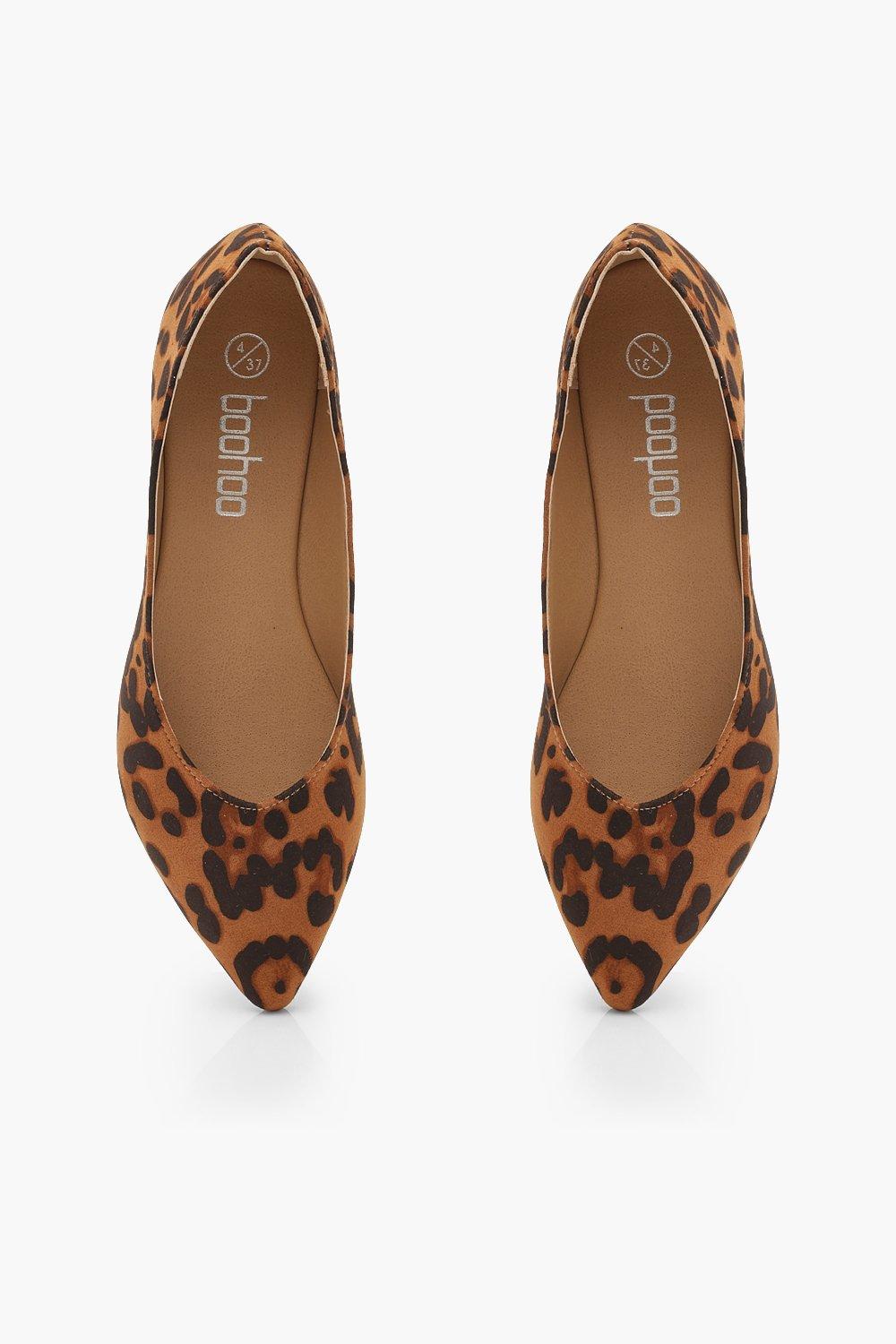 Ballerines store pointues leopard