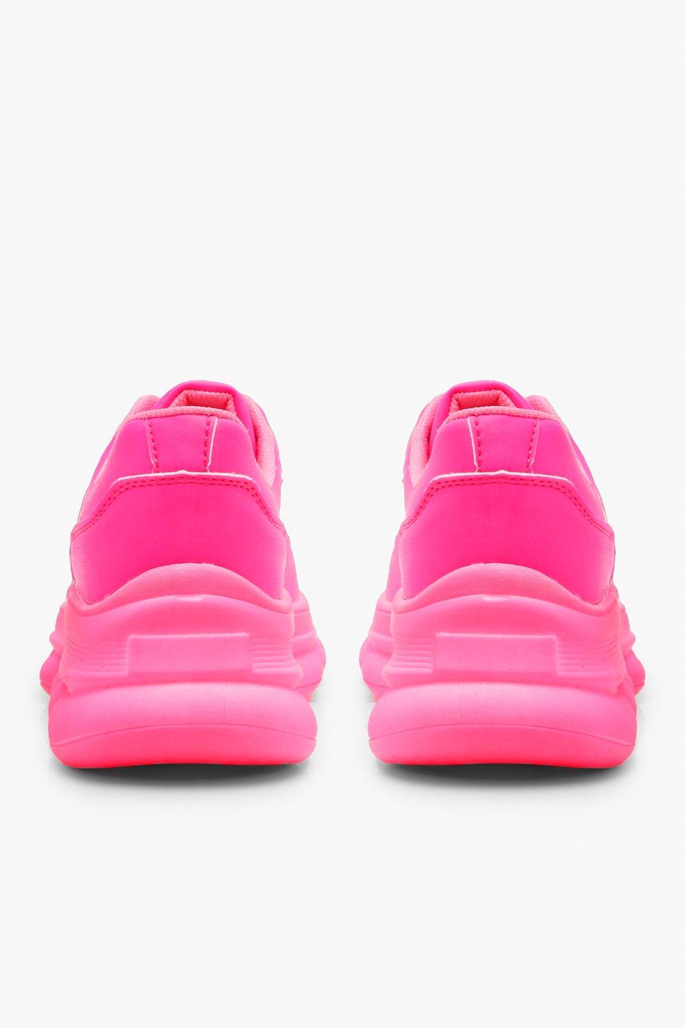 Neon 2024 pink sneakers