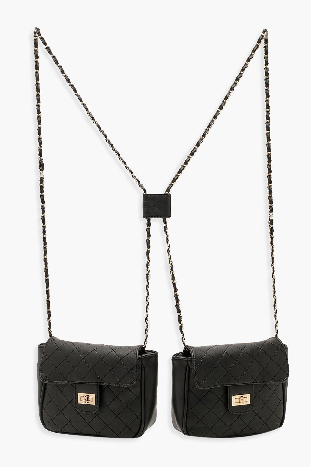 double cross body bag