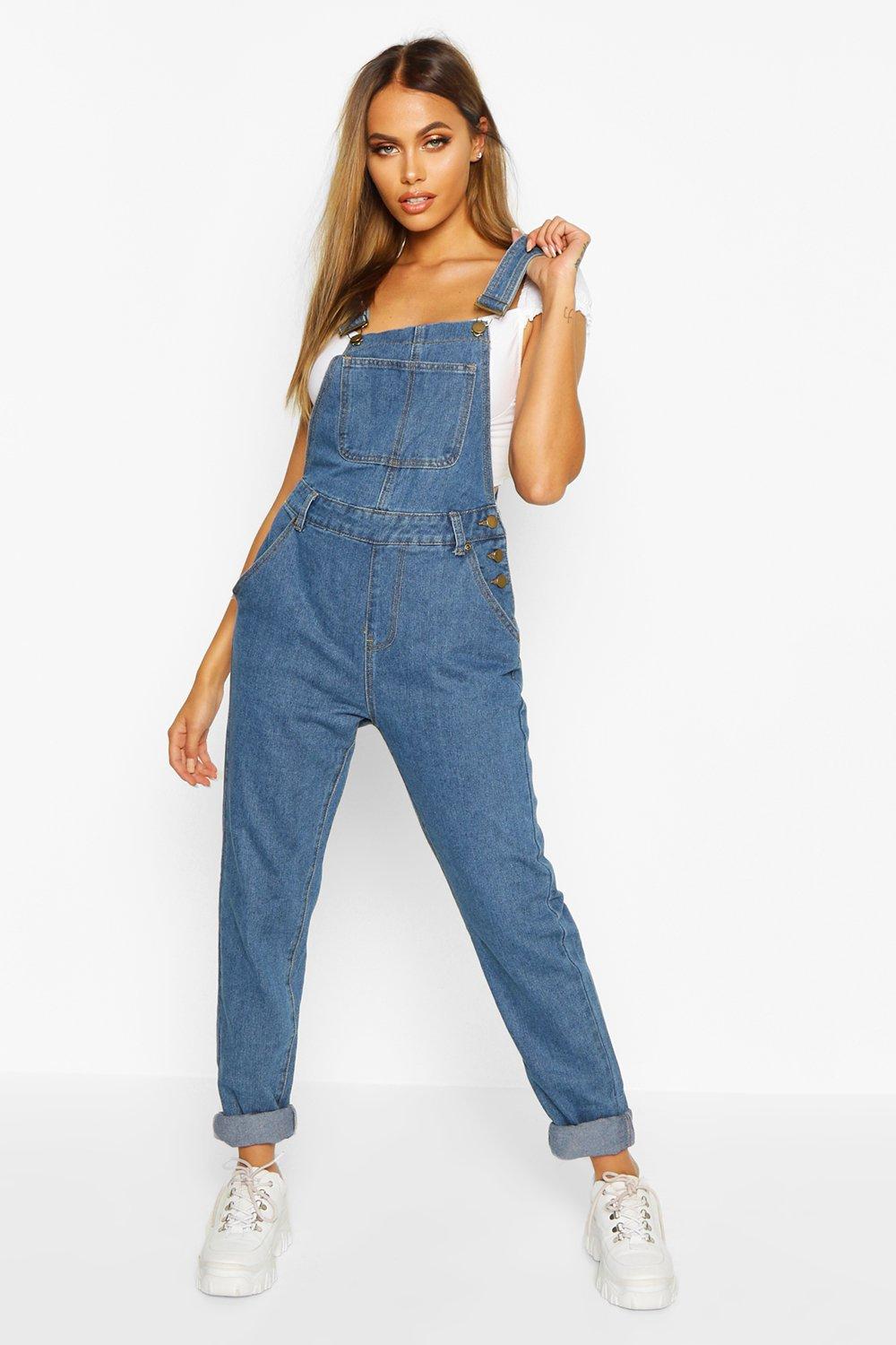 blue dungarees ladies