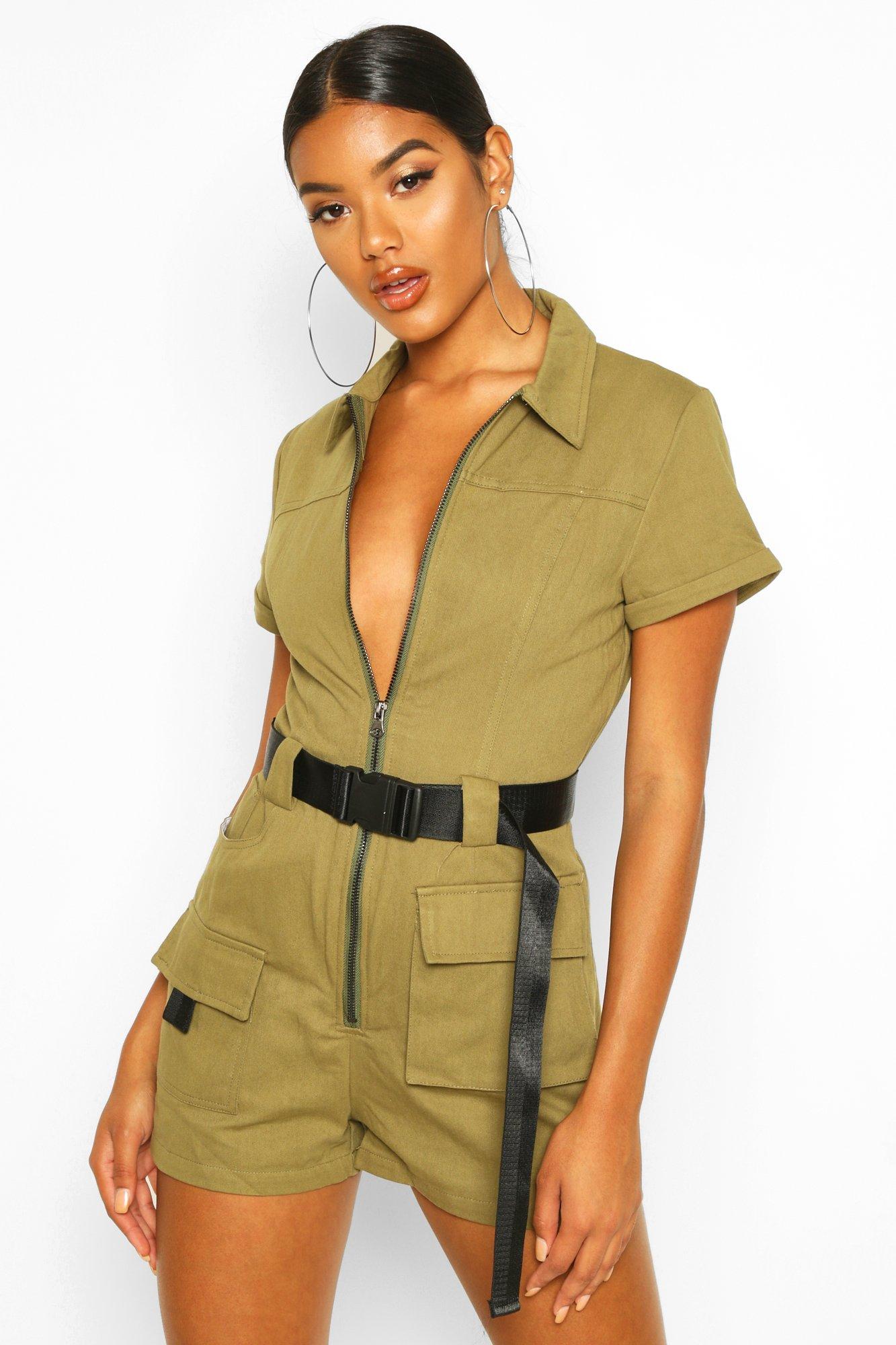 womens denim one piece jumpsuit
