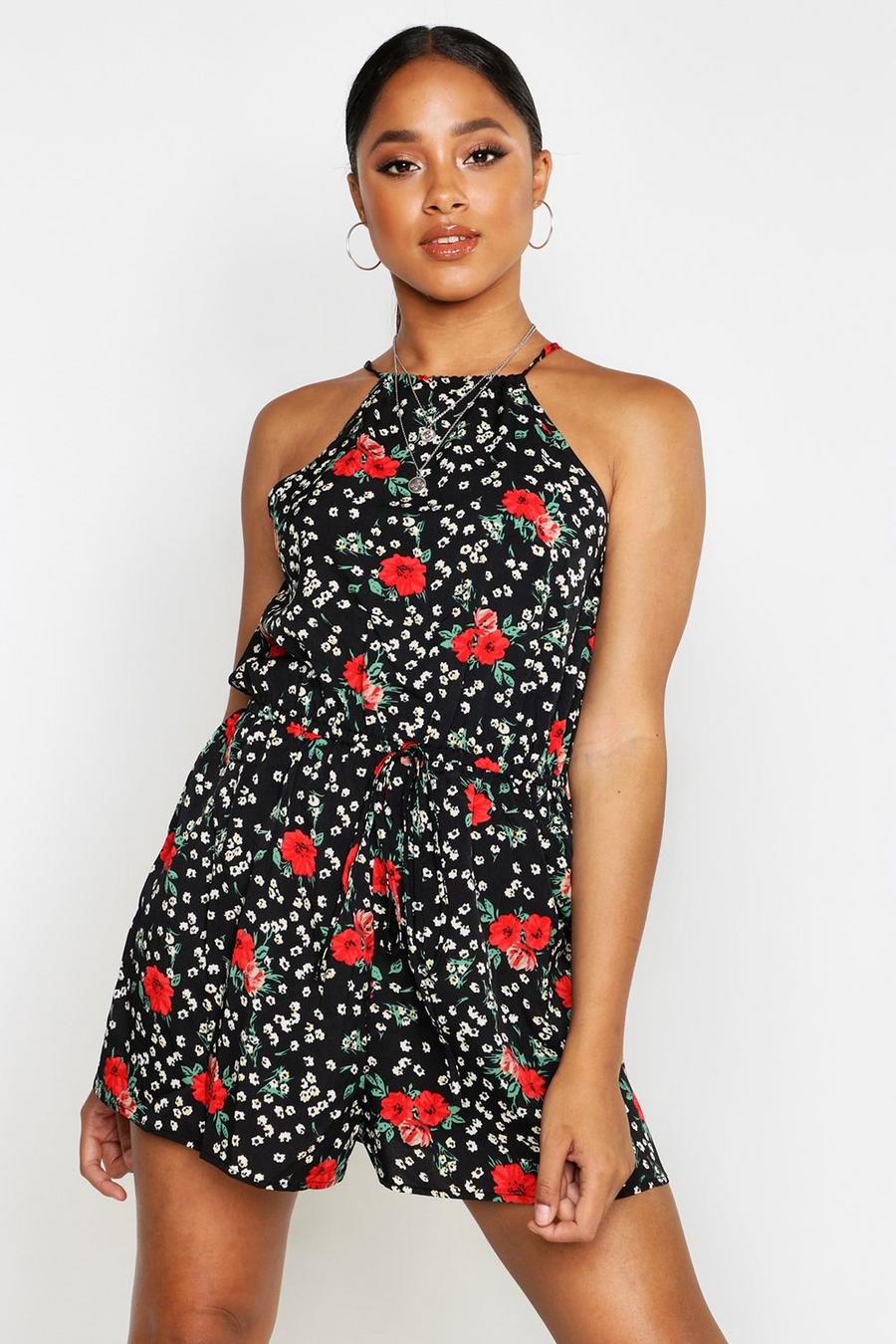 Floral Strappy Playsuit image number 1