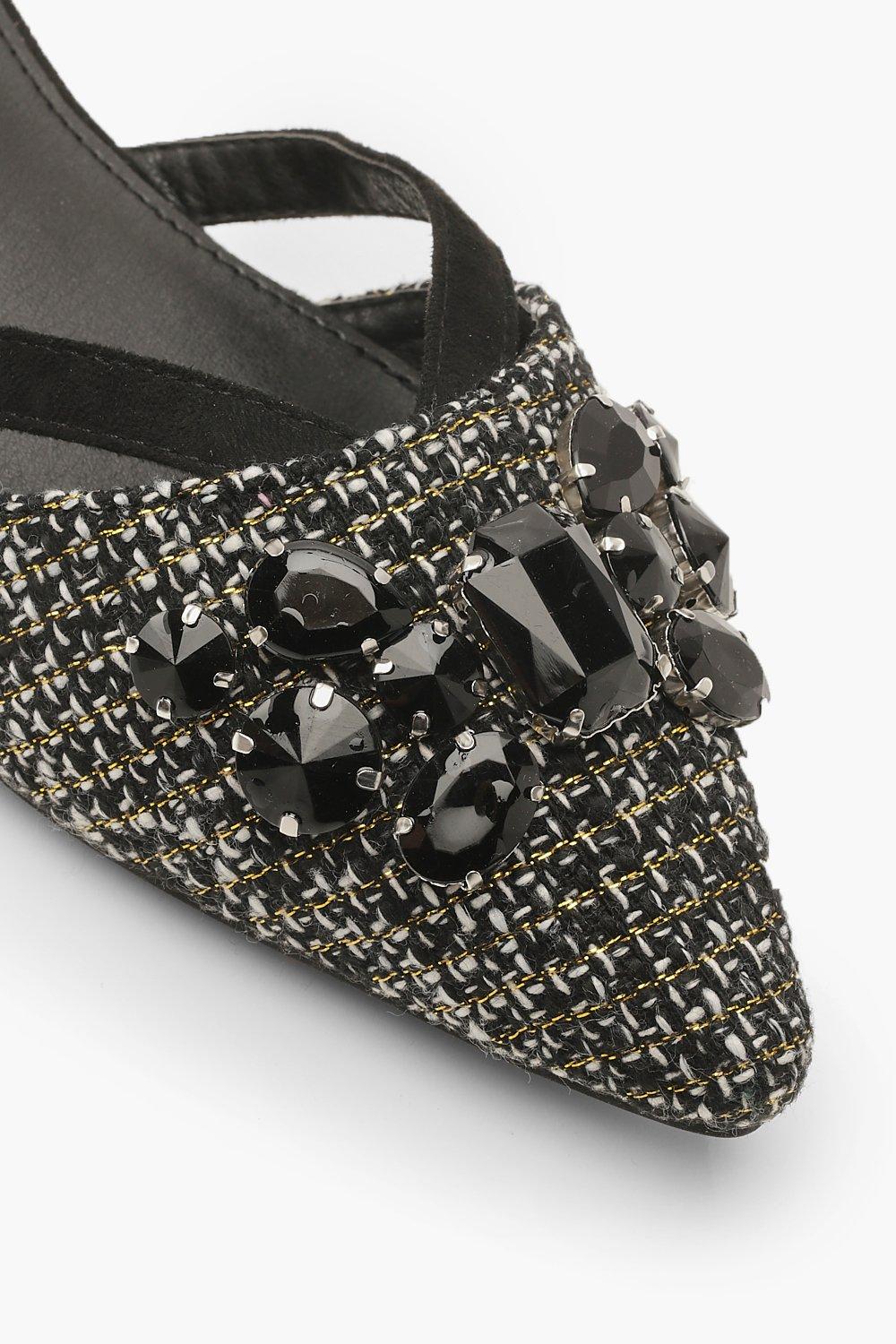 Embellished deals pointed flats