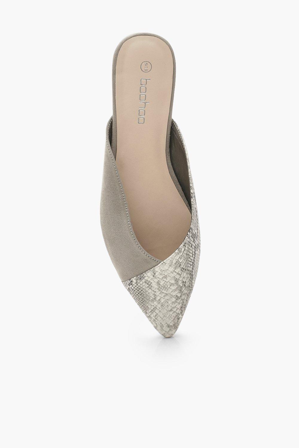 Mules plates pointues hotsell