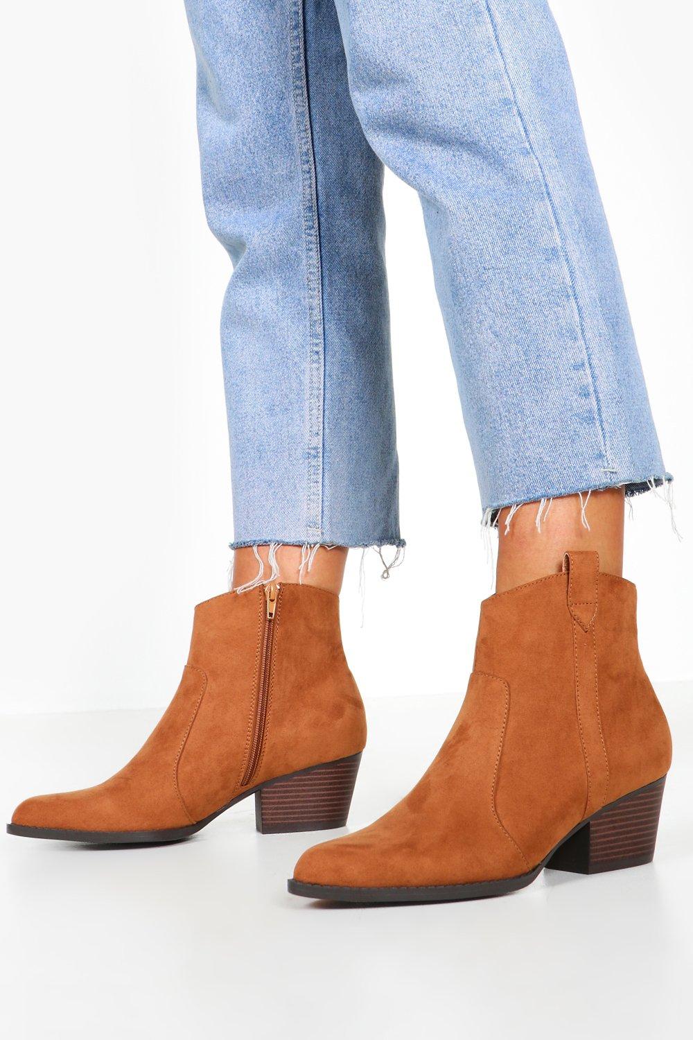 wide width western boots
