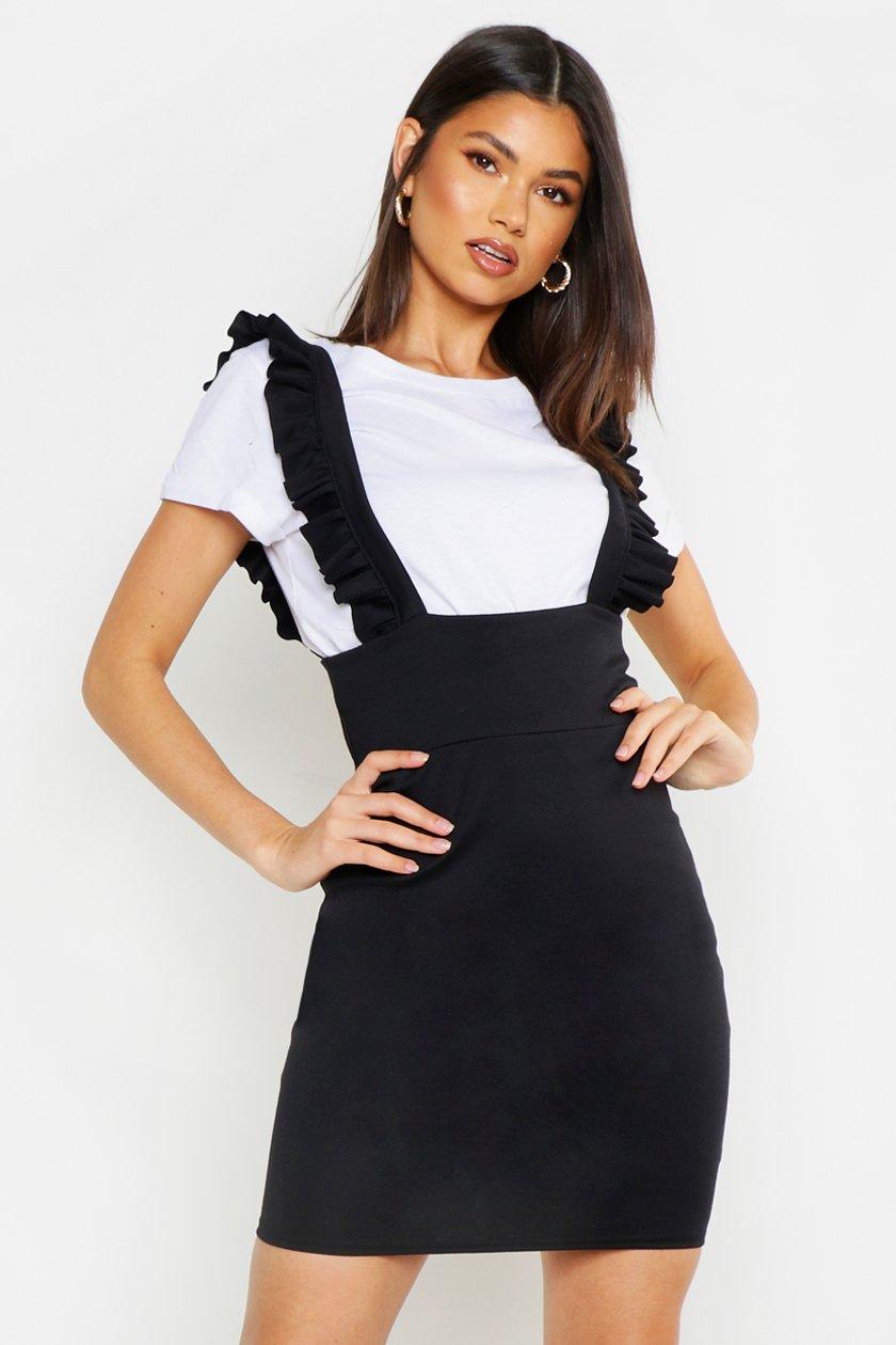 strap pinafore dress