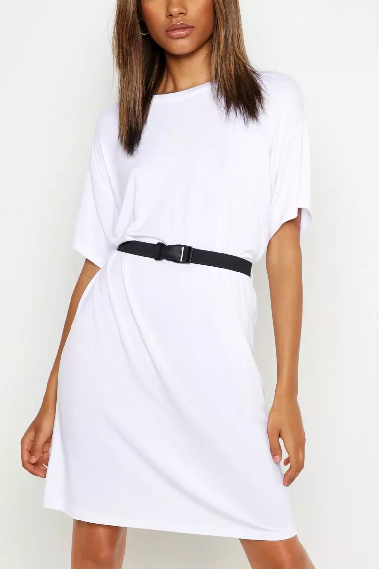 Belted t shirt dress hotsell