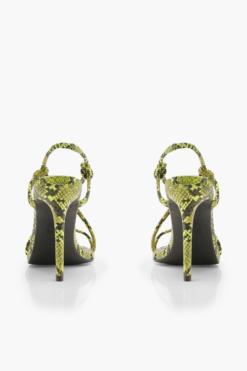 Lime snake print heels best sale