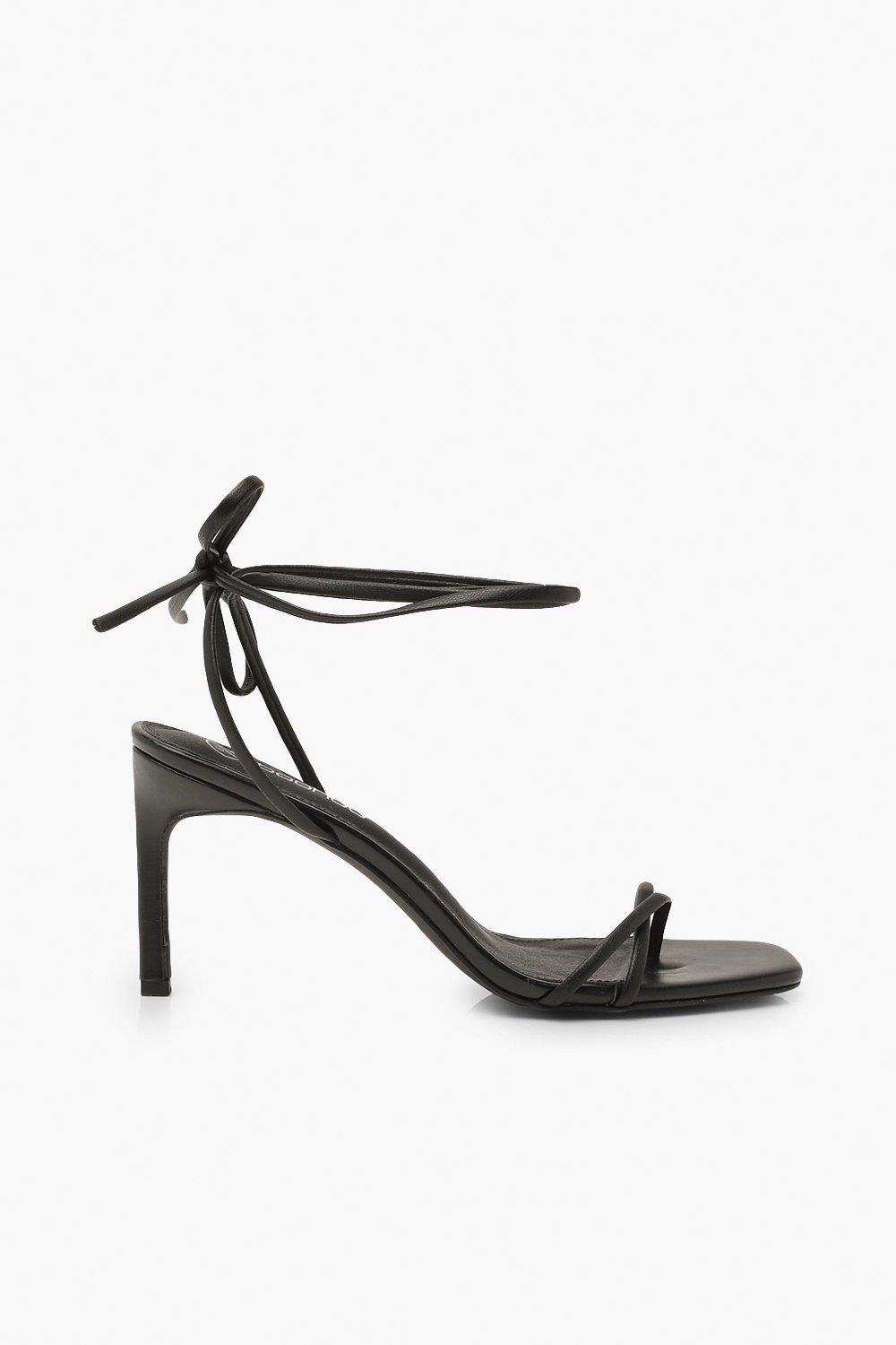 Boohoo heeled sandals hot sale