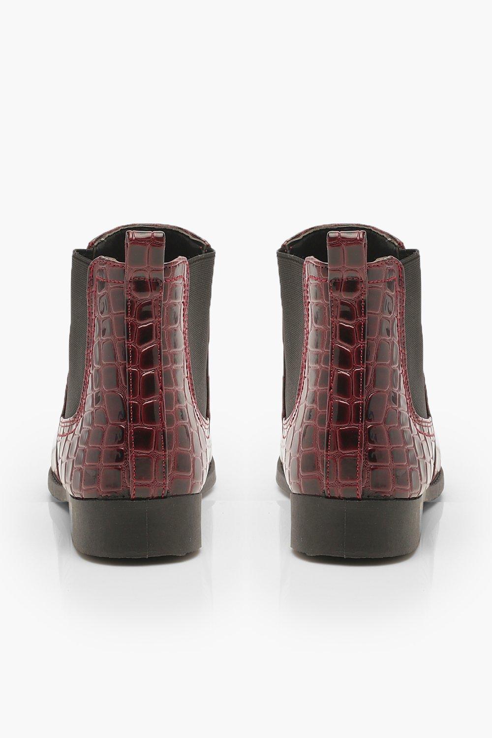 berry patent boots