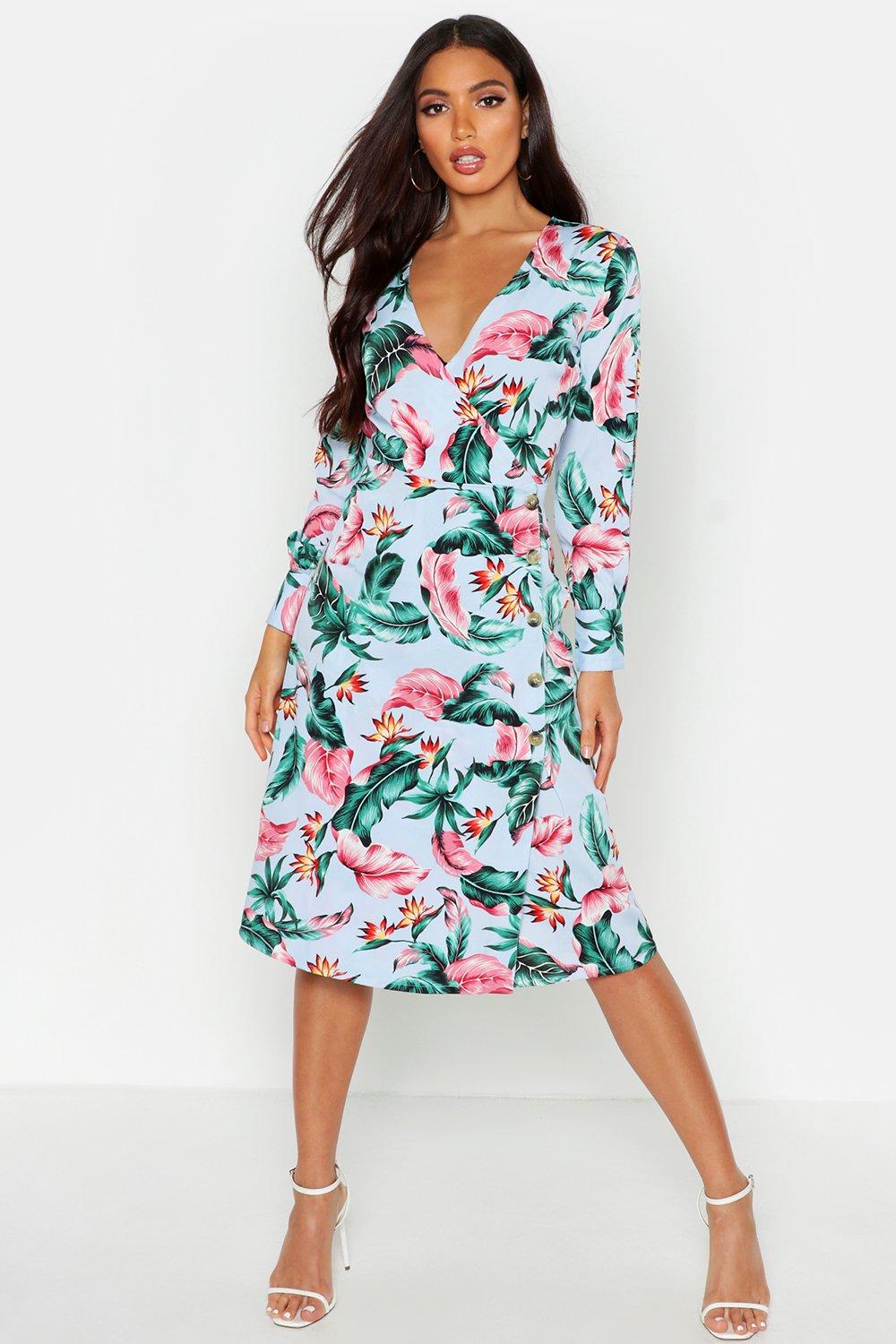 boohoo leaf dress