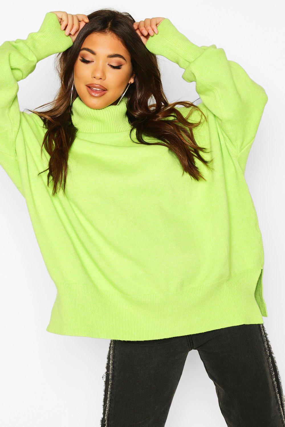 Boohoo neon outlet jumper