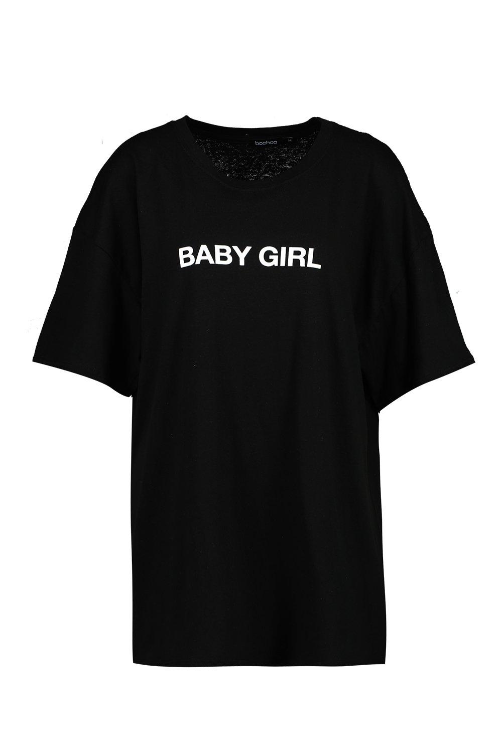 Black t shirt baby 2024 girl