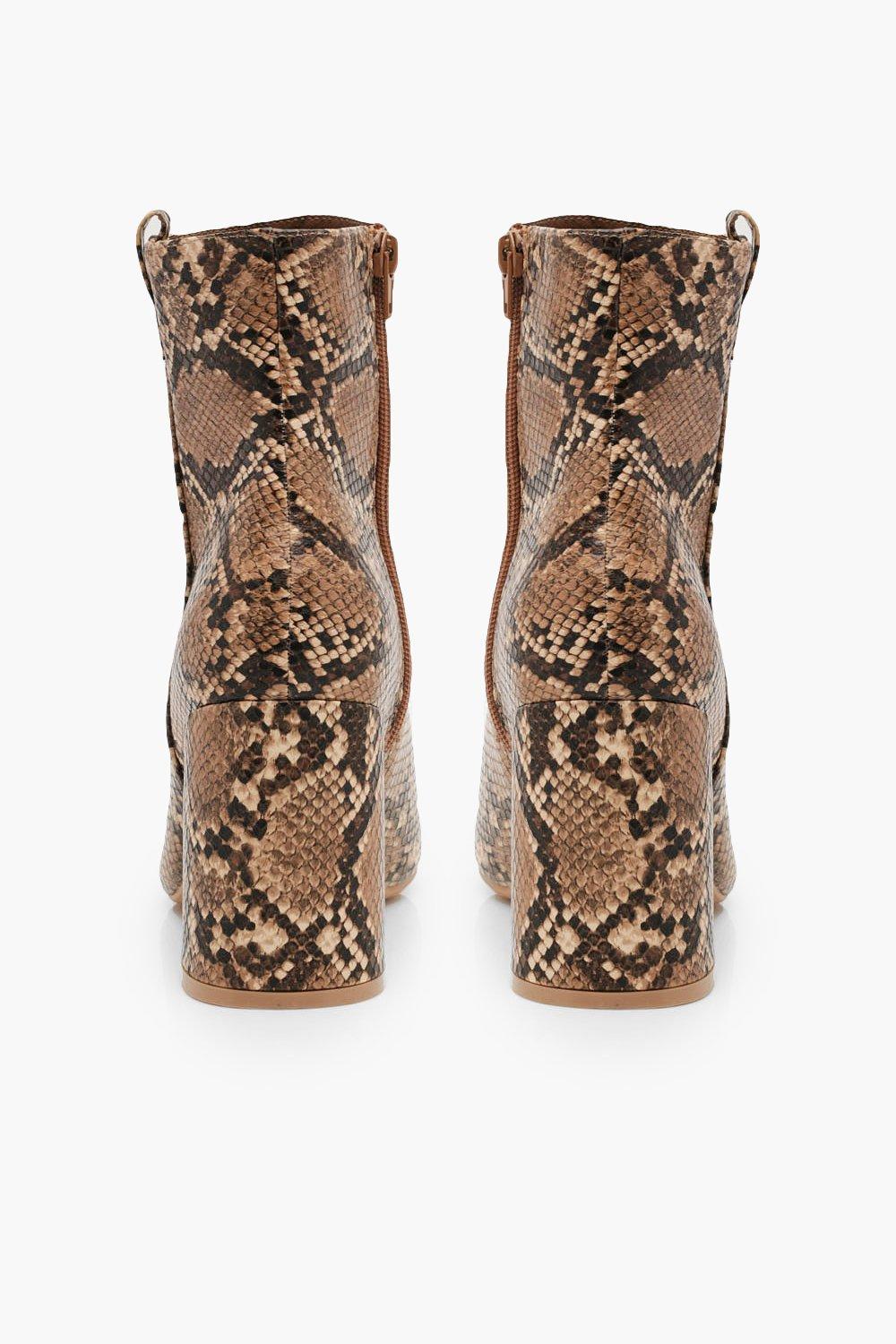 Pointed store snake boots