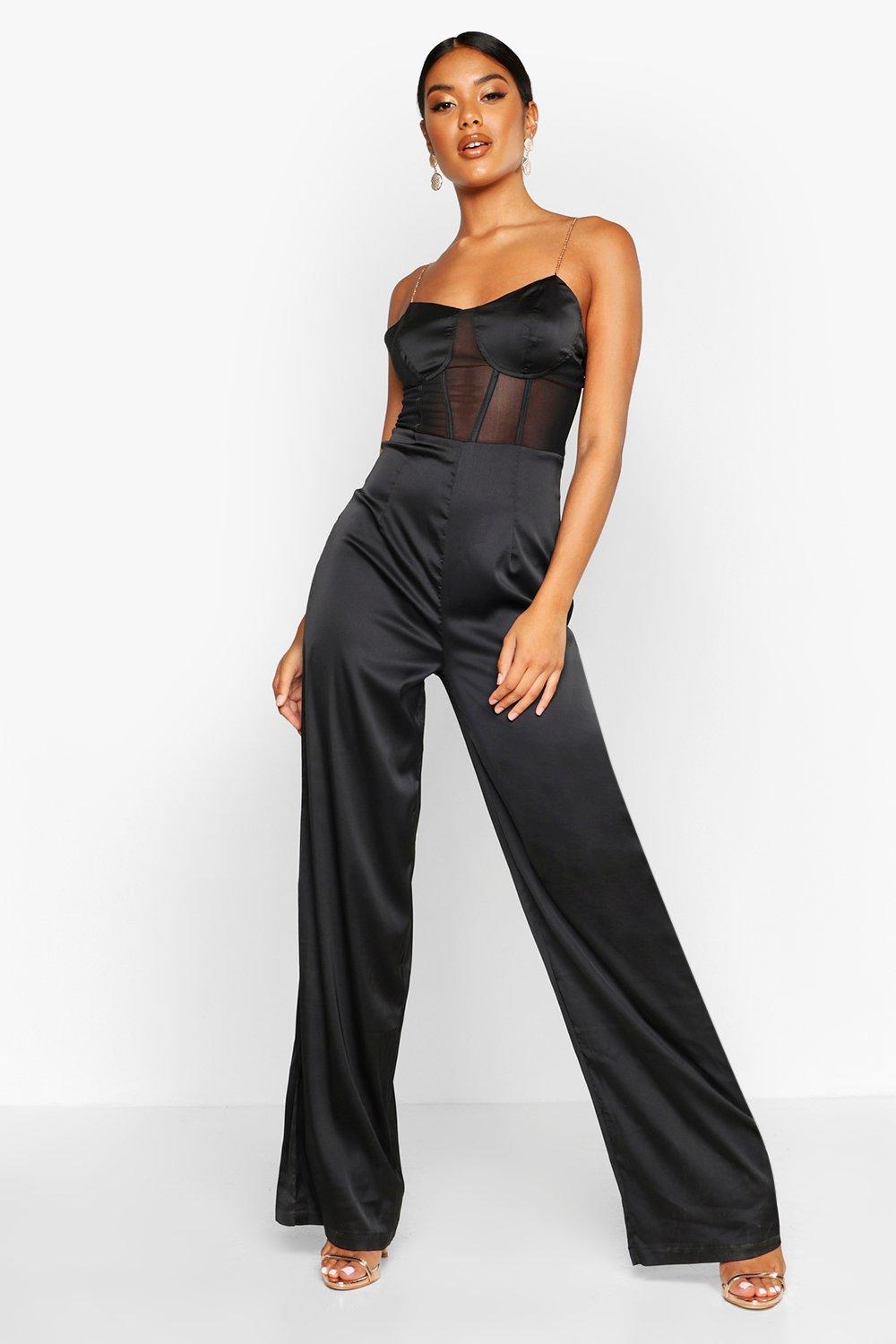 corset jumpsuit with skirt