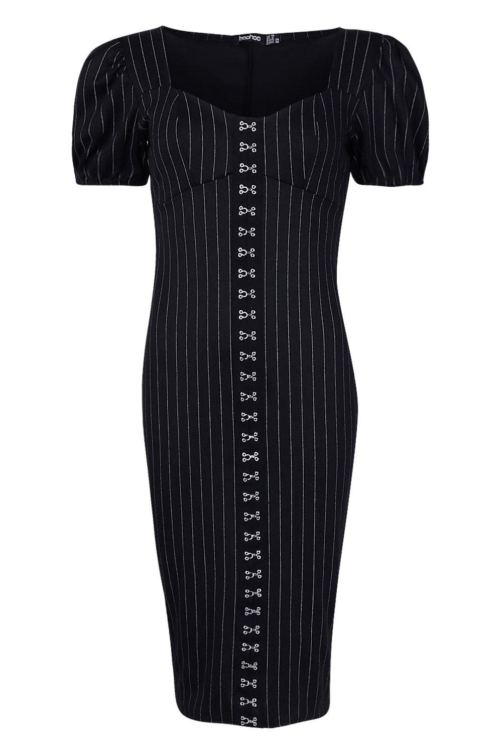 Boohoo pinstripe outlet dress