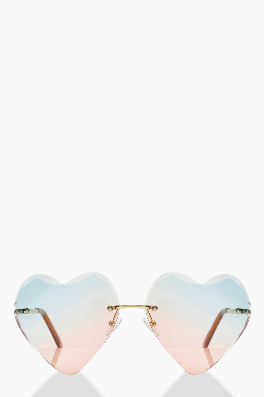 Multi Hjärtformade solglasögon med ombréeffekt image number 1