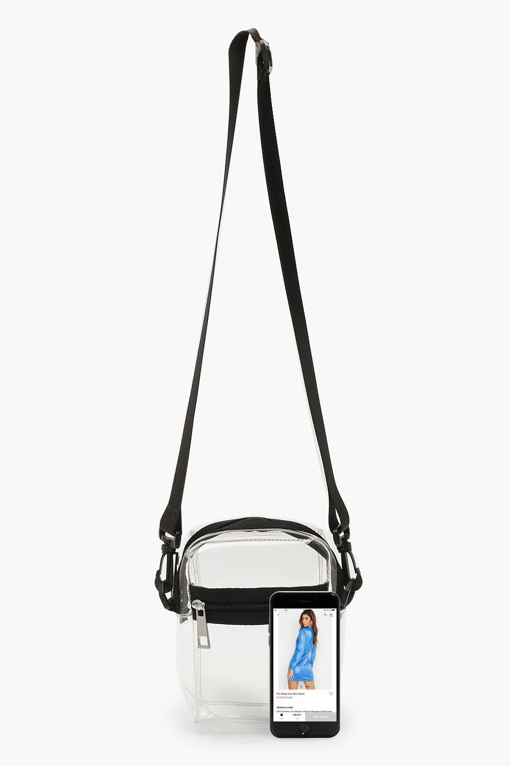 clear mini crossbody bag