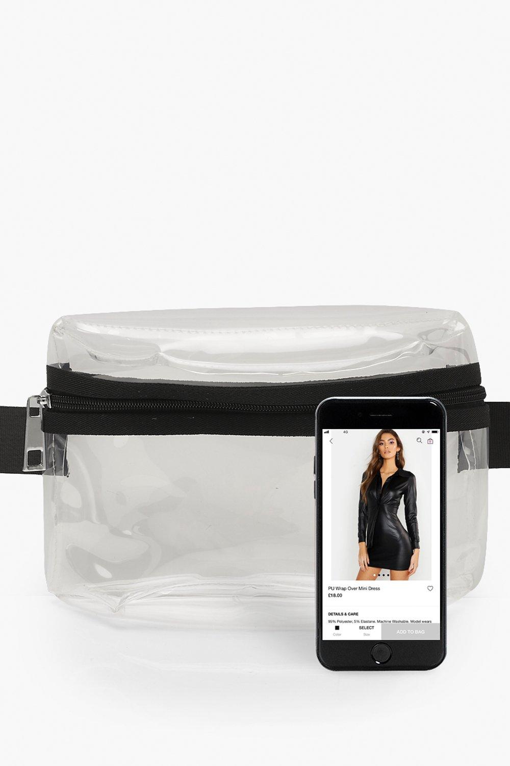 Sac banane femme outlet transparent