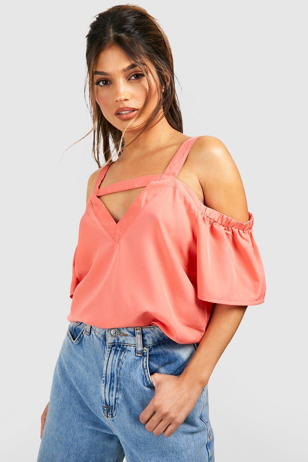 Boohoo cold hotsell shoulder tops