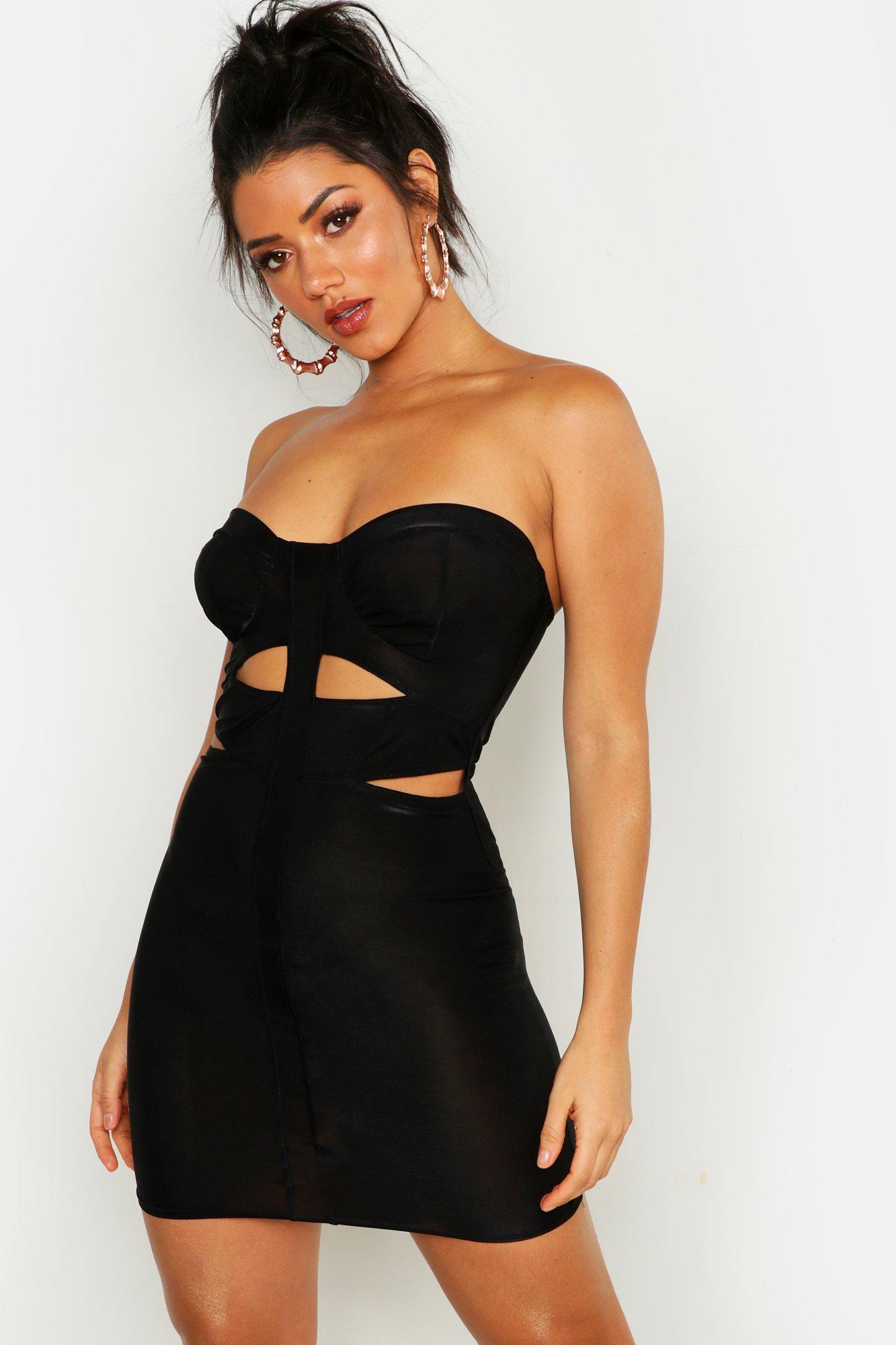 boohoo bodycon mini dress