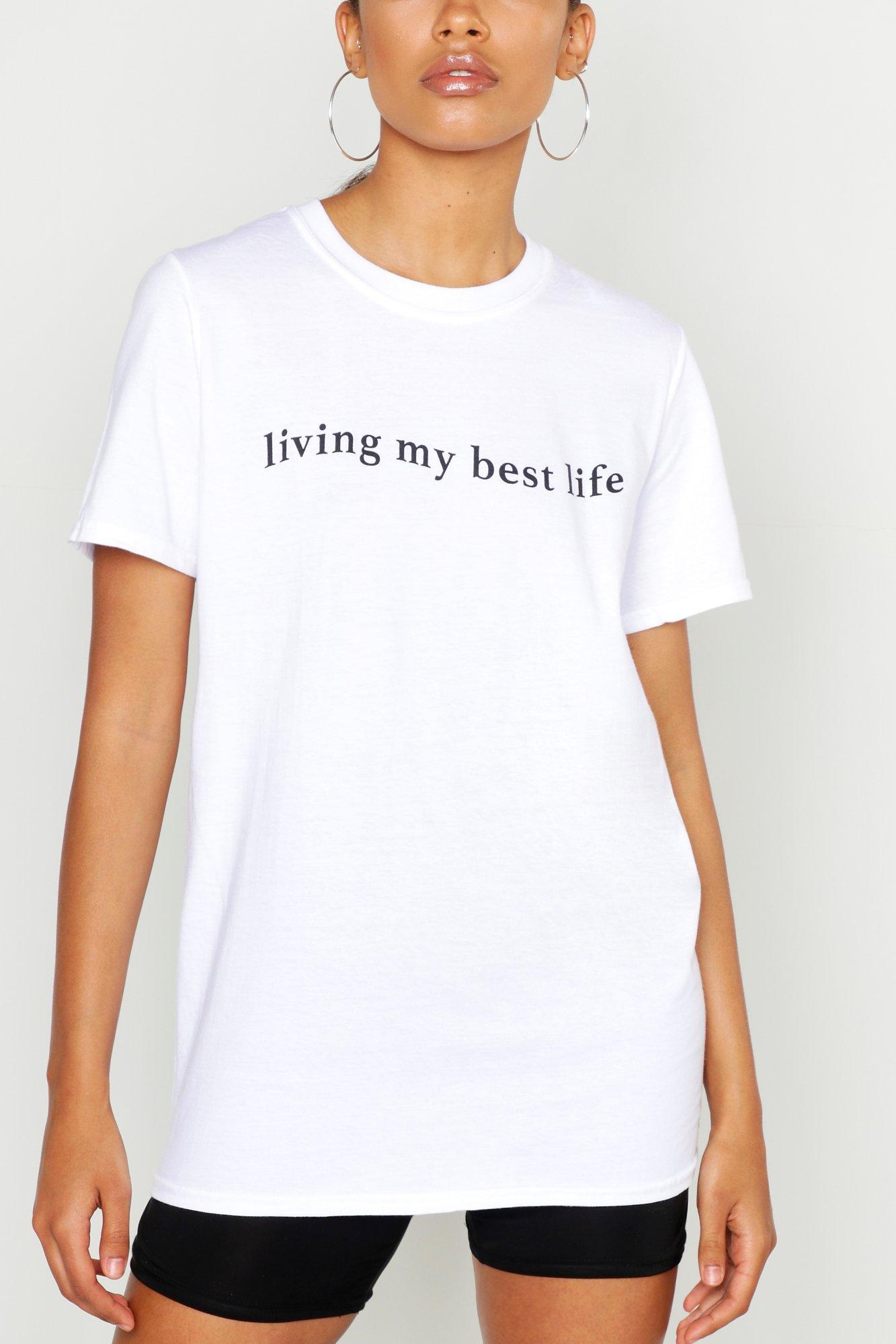 living my best life t shirt