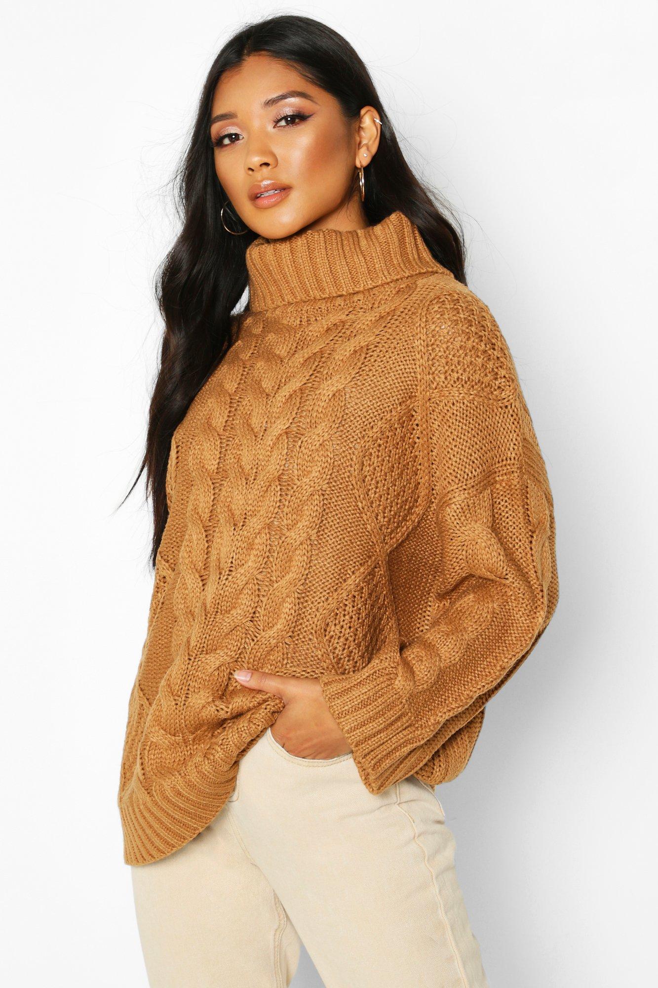 Missguided cable knit clearance jumper