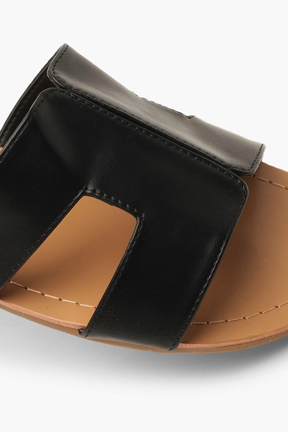 wide fit slider slippers