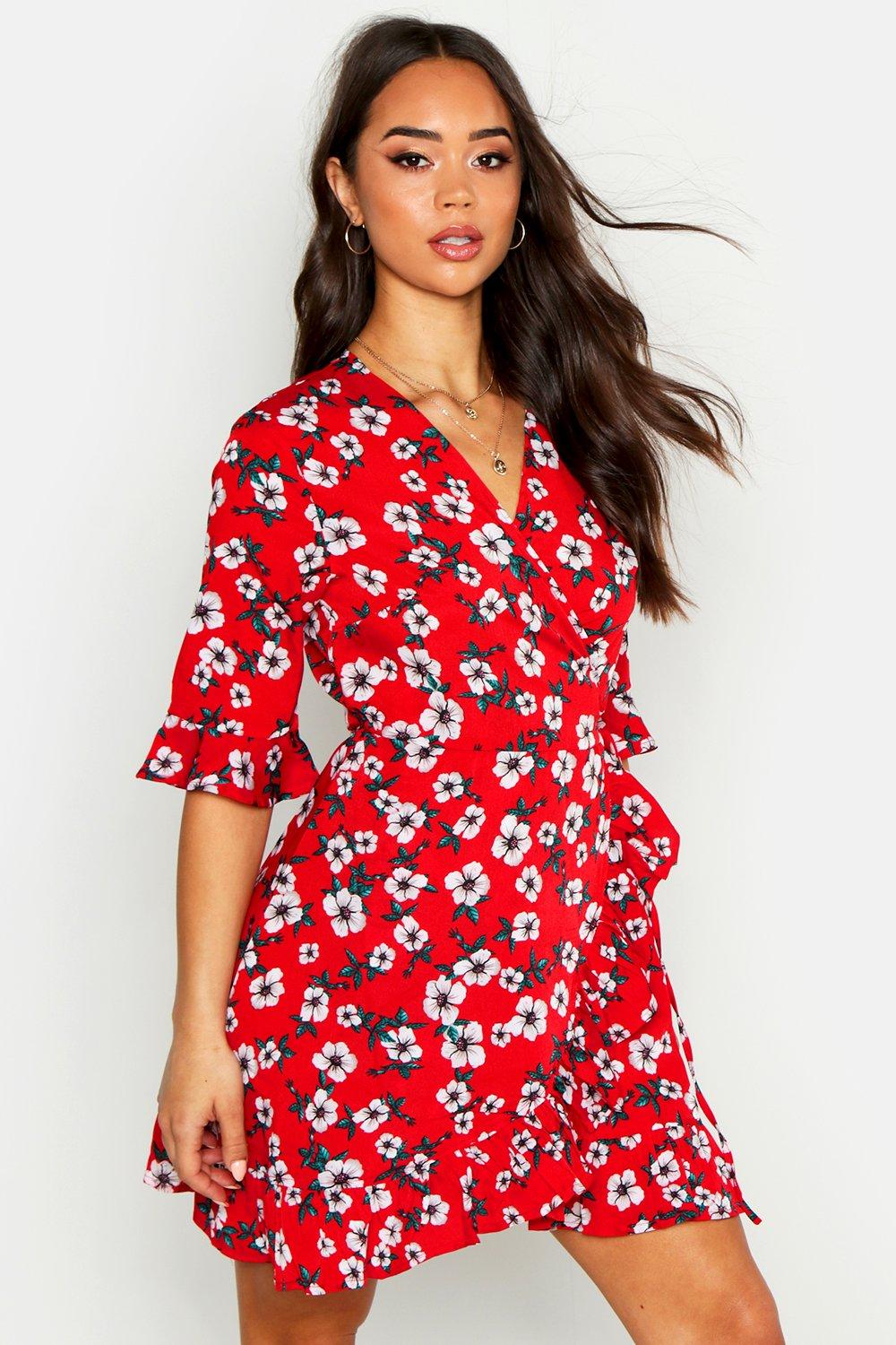 wrap tea dress uk