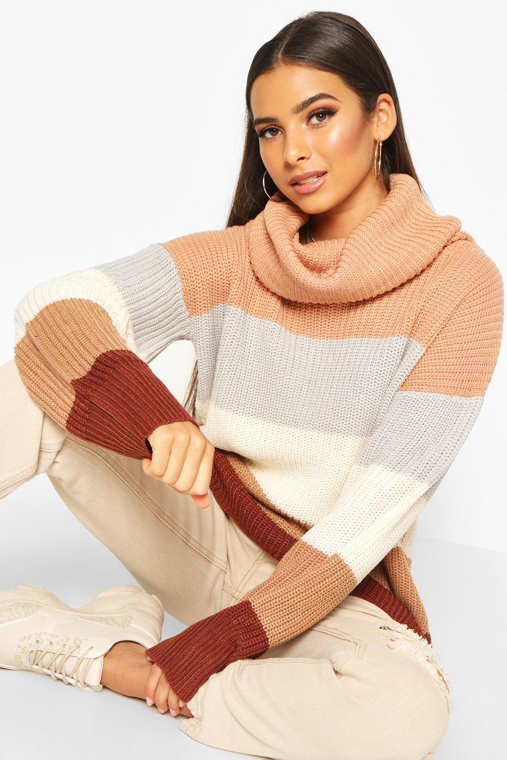 camel coloured knitwear