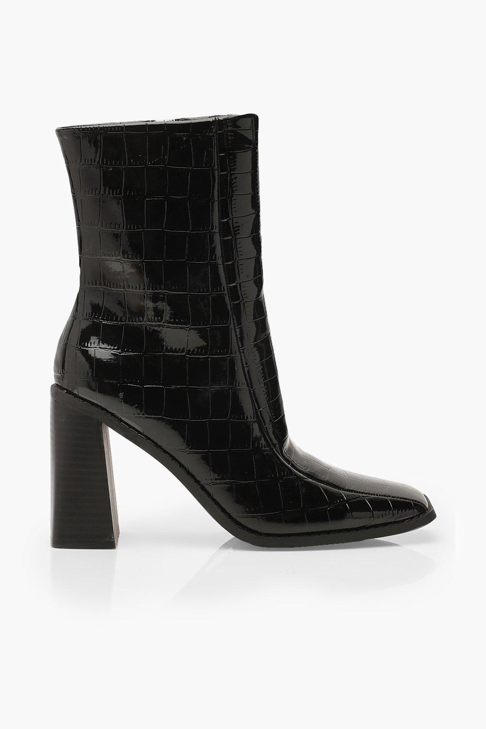 Topshop hurricane croc store boots