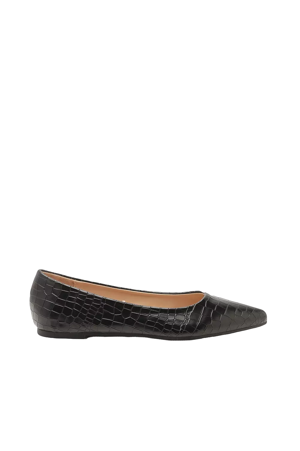 Black Pointed Ballet Flats alternative image