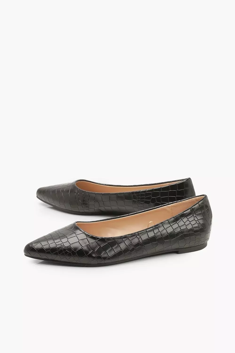 Black Pointed Ballet Flats alternative image
