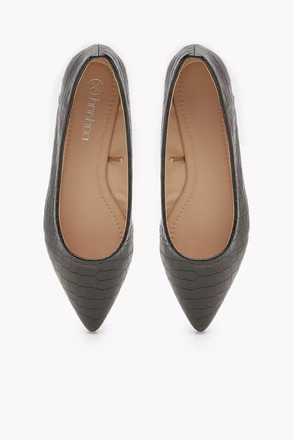 Black Pointed Ballet Flats alternative image