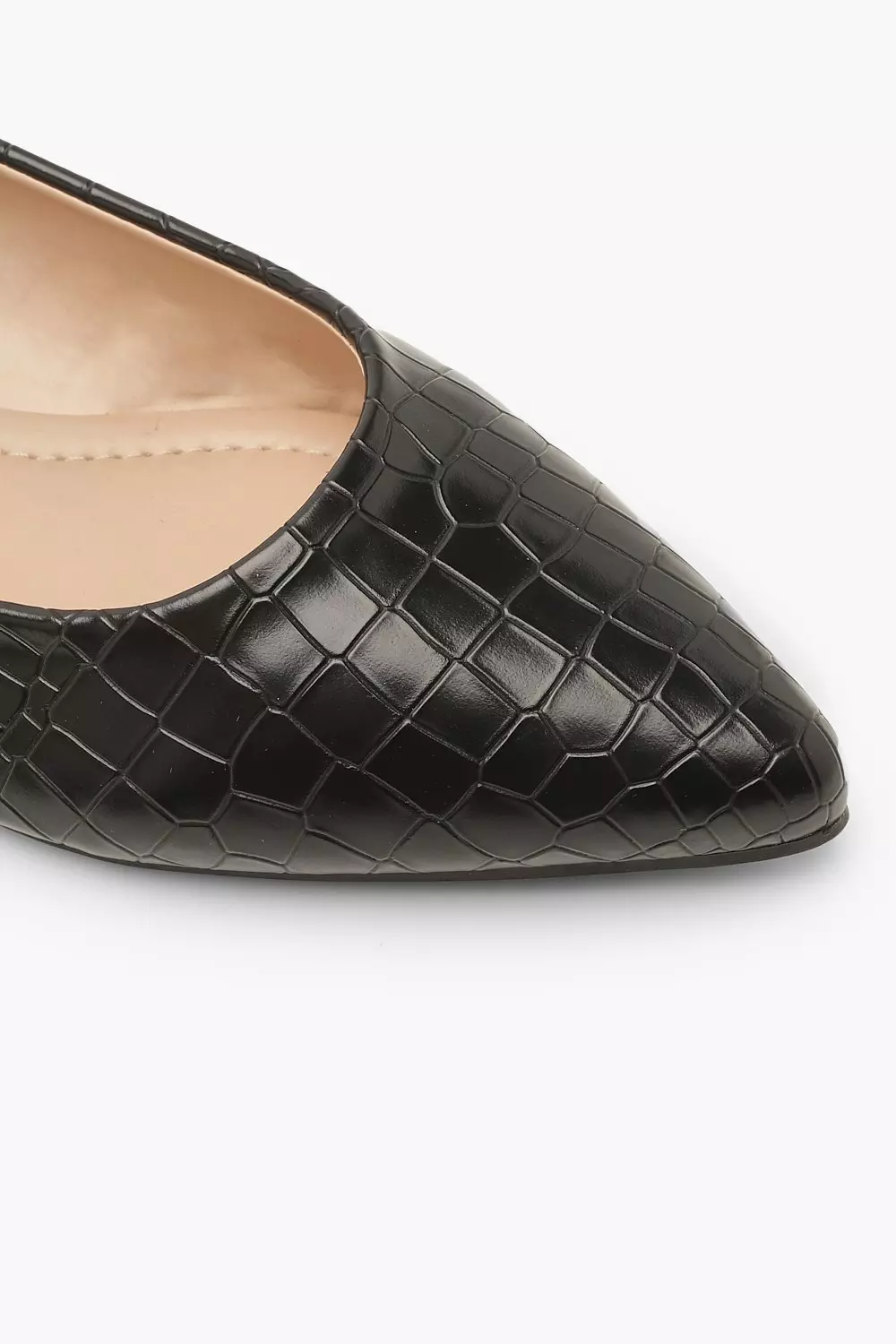 Black Pointed Ballet Flats alternative image