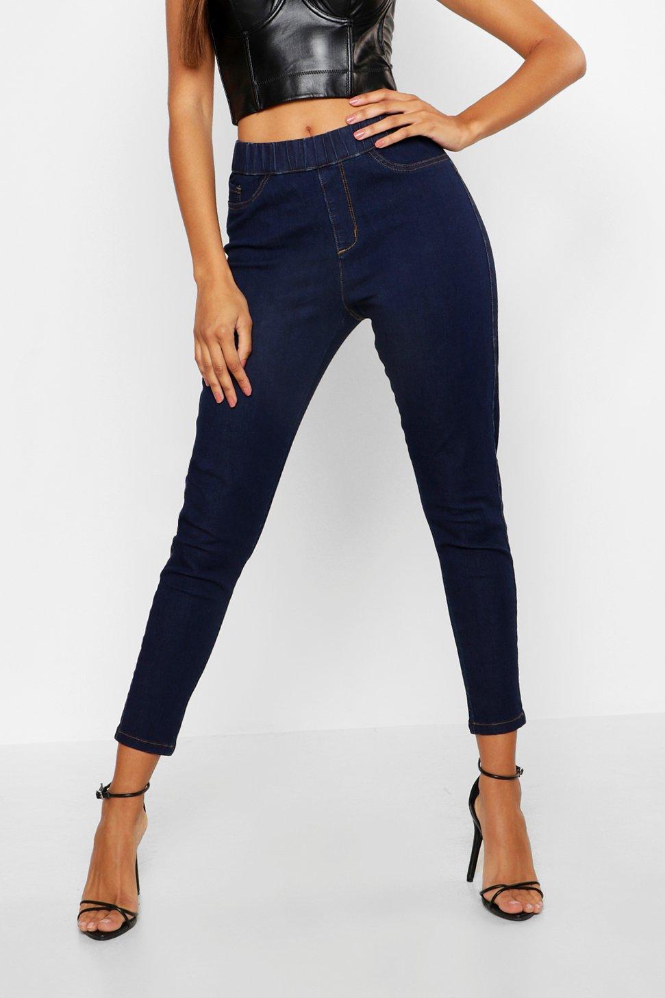 pull on jean leggings