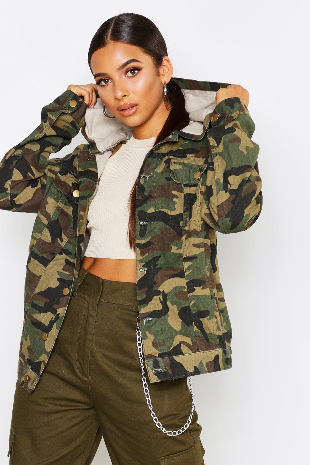 oversized camo jean jacket