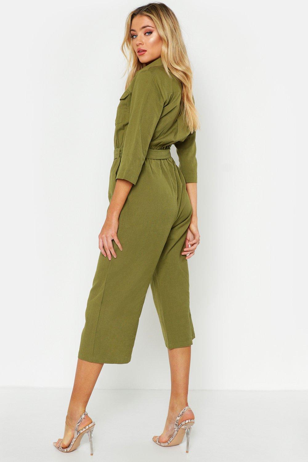 utility jumpsuit boohoo
