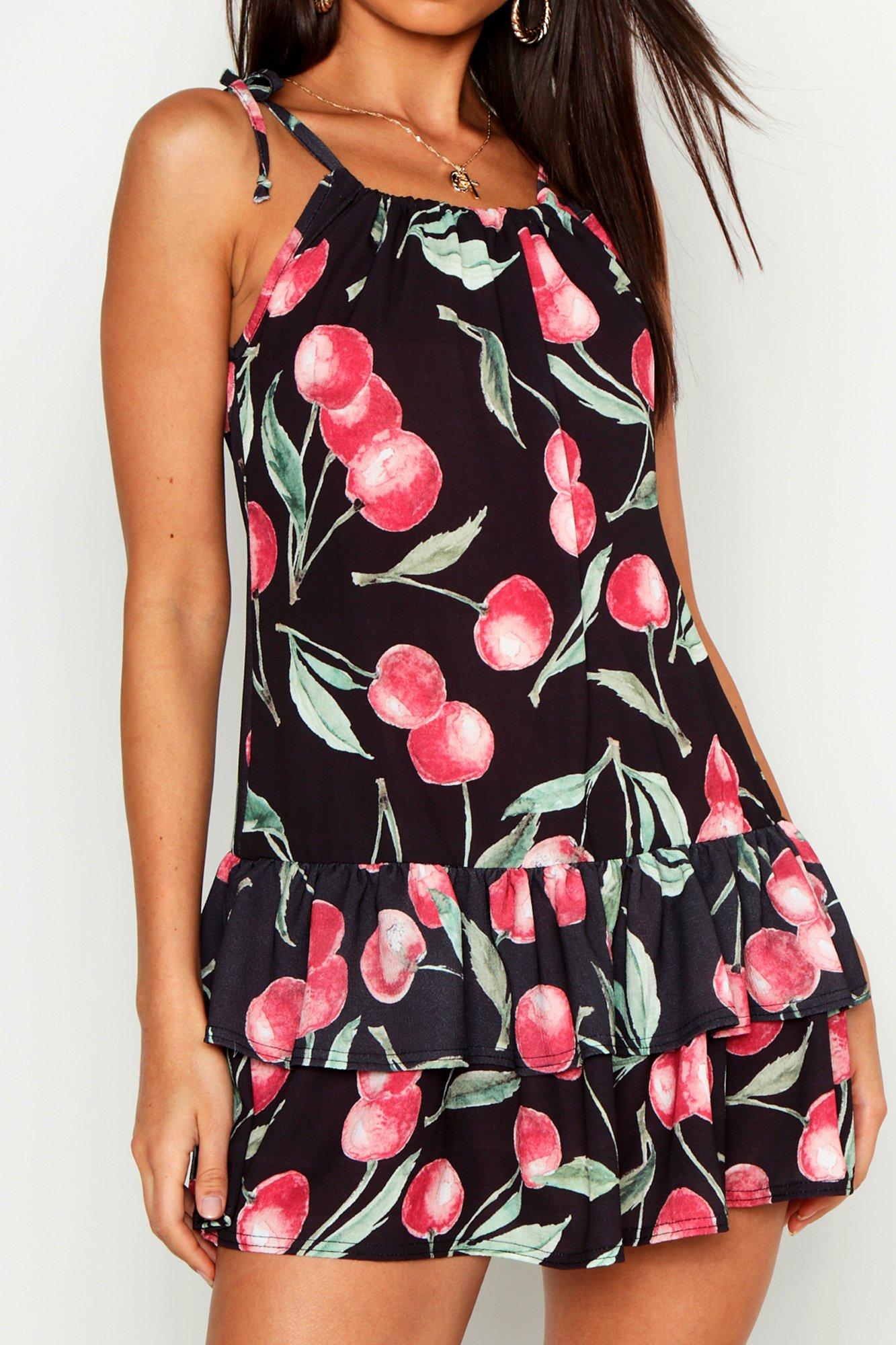 Boohoo hotsell cherry dress