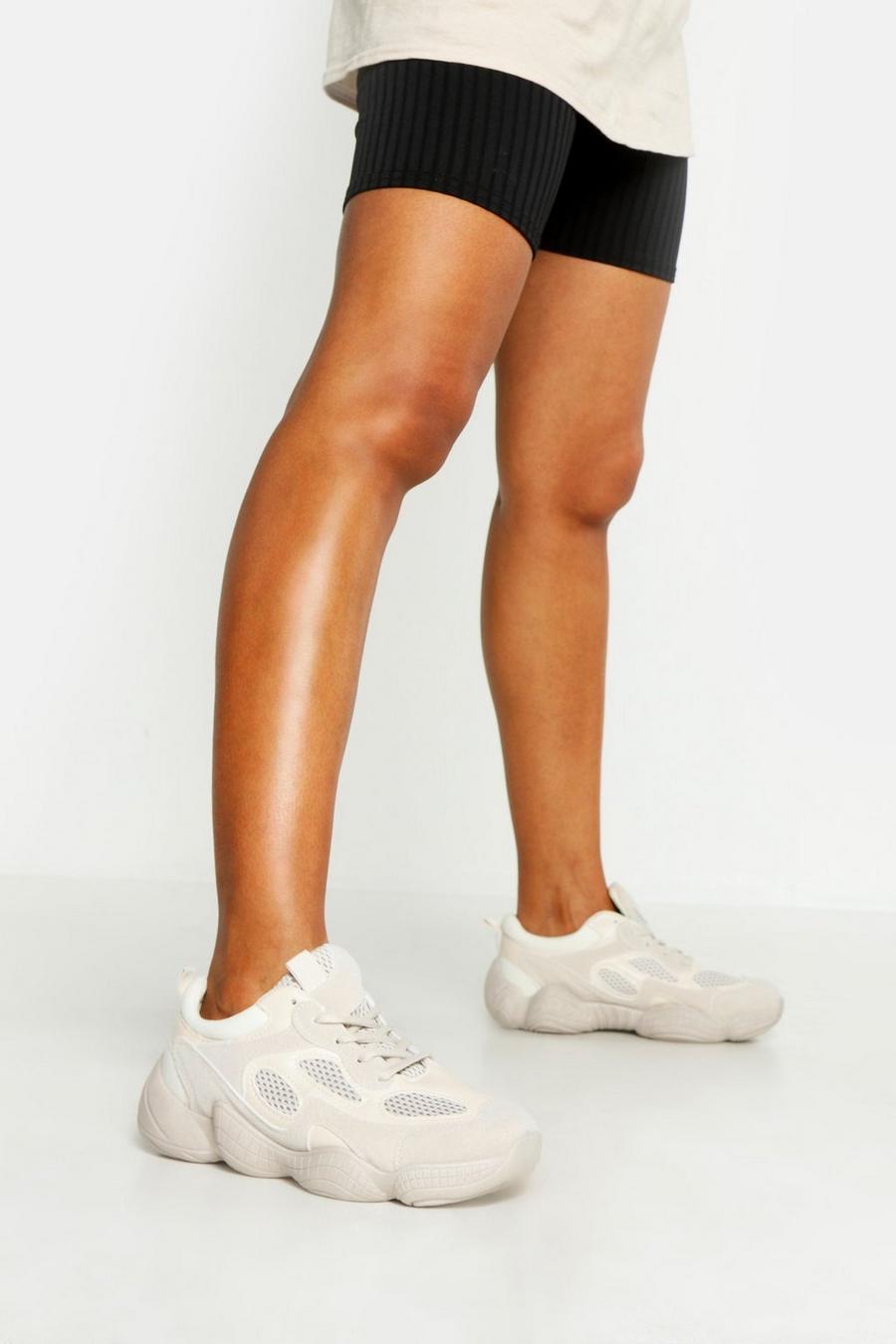 Bubble Sole Lace Up Sneakers image number 1