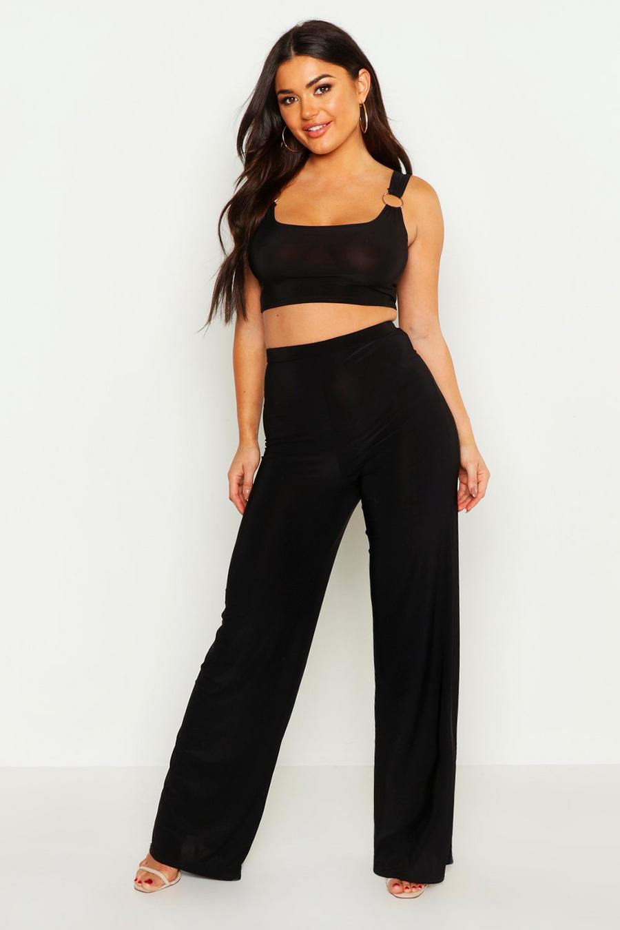 Slinky Ring Detail Strappy Top & Pants Co-Ord image number 1