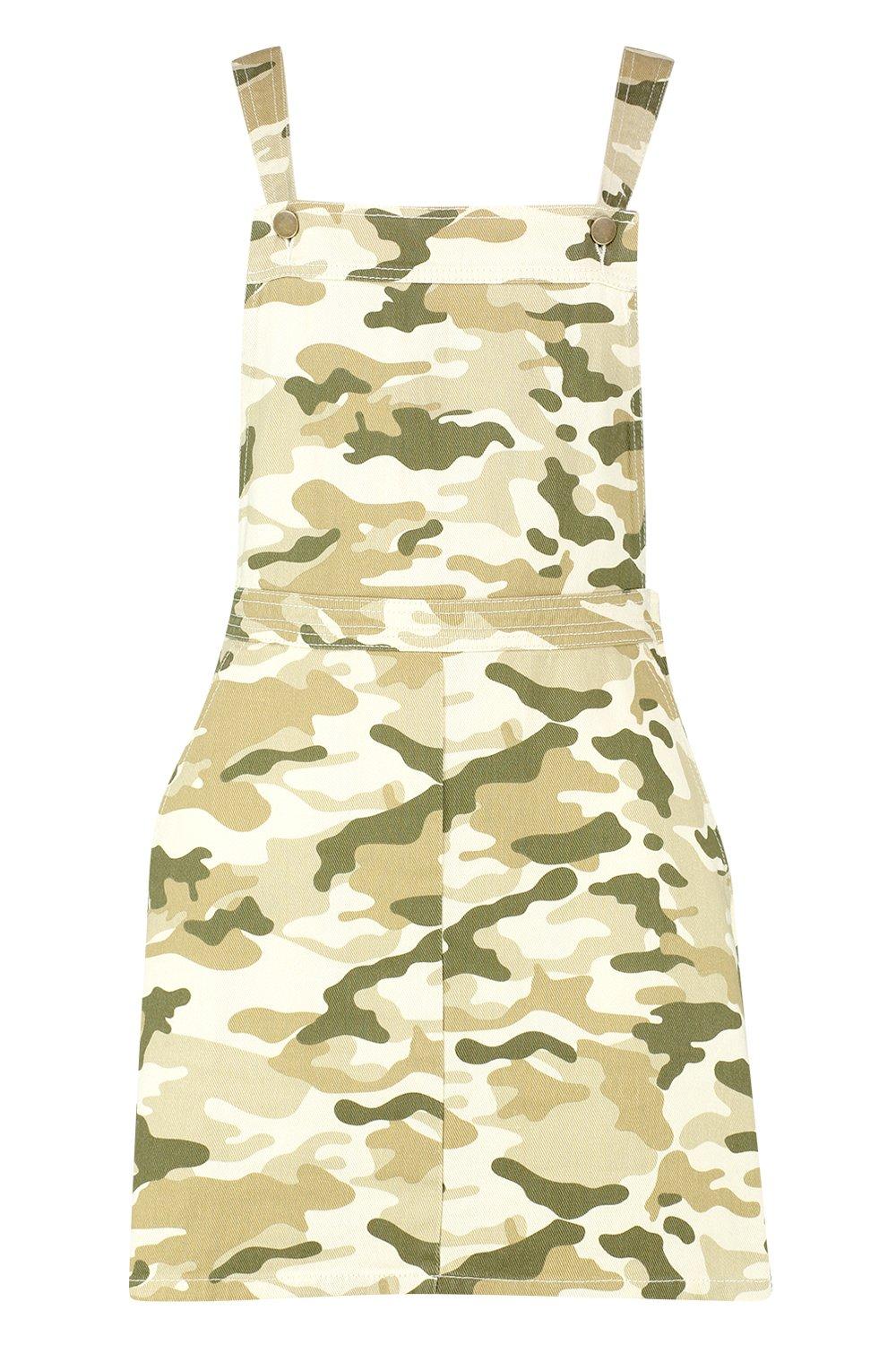 camo pinafore