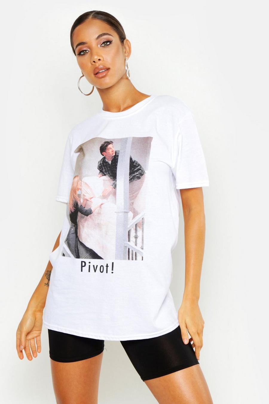 White Friends "Pivot" Licenced T-Shirt image number 1