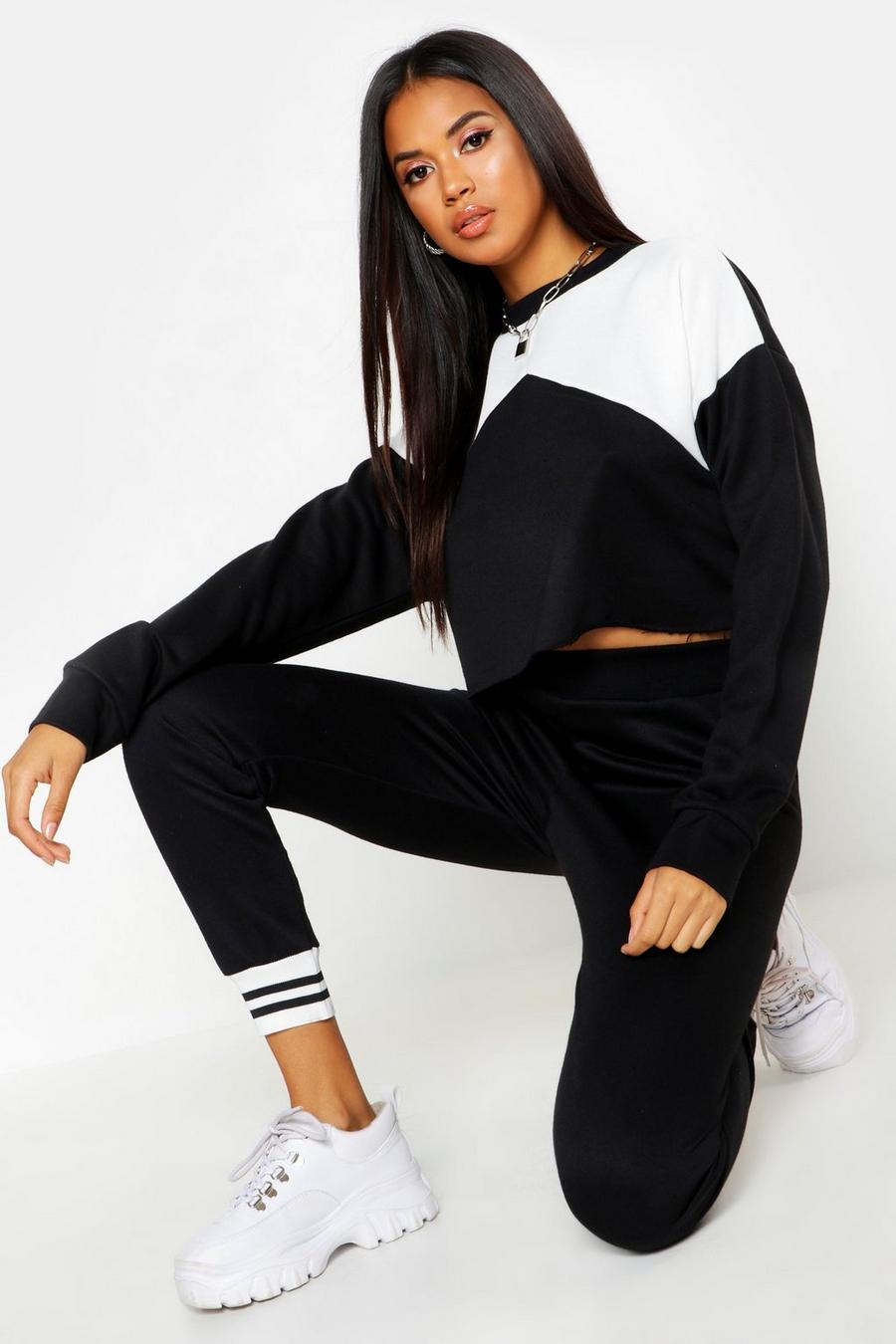 Cropped Contrast Tracksuit image number 1