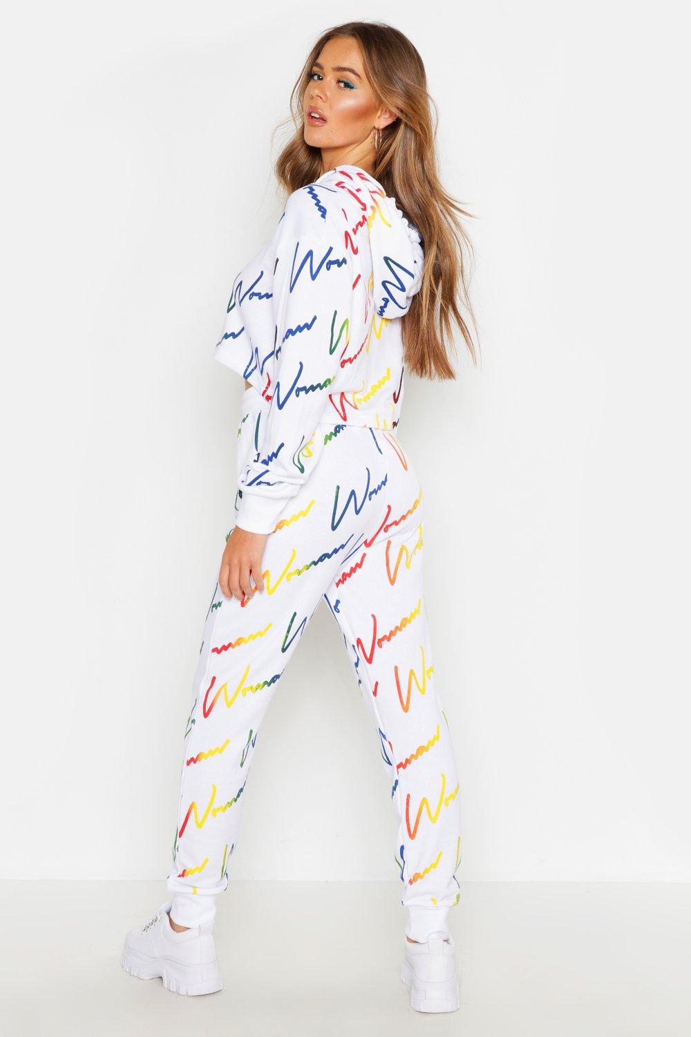 Rainbow best sale tracksuit womens