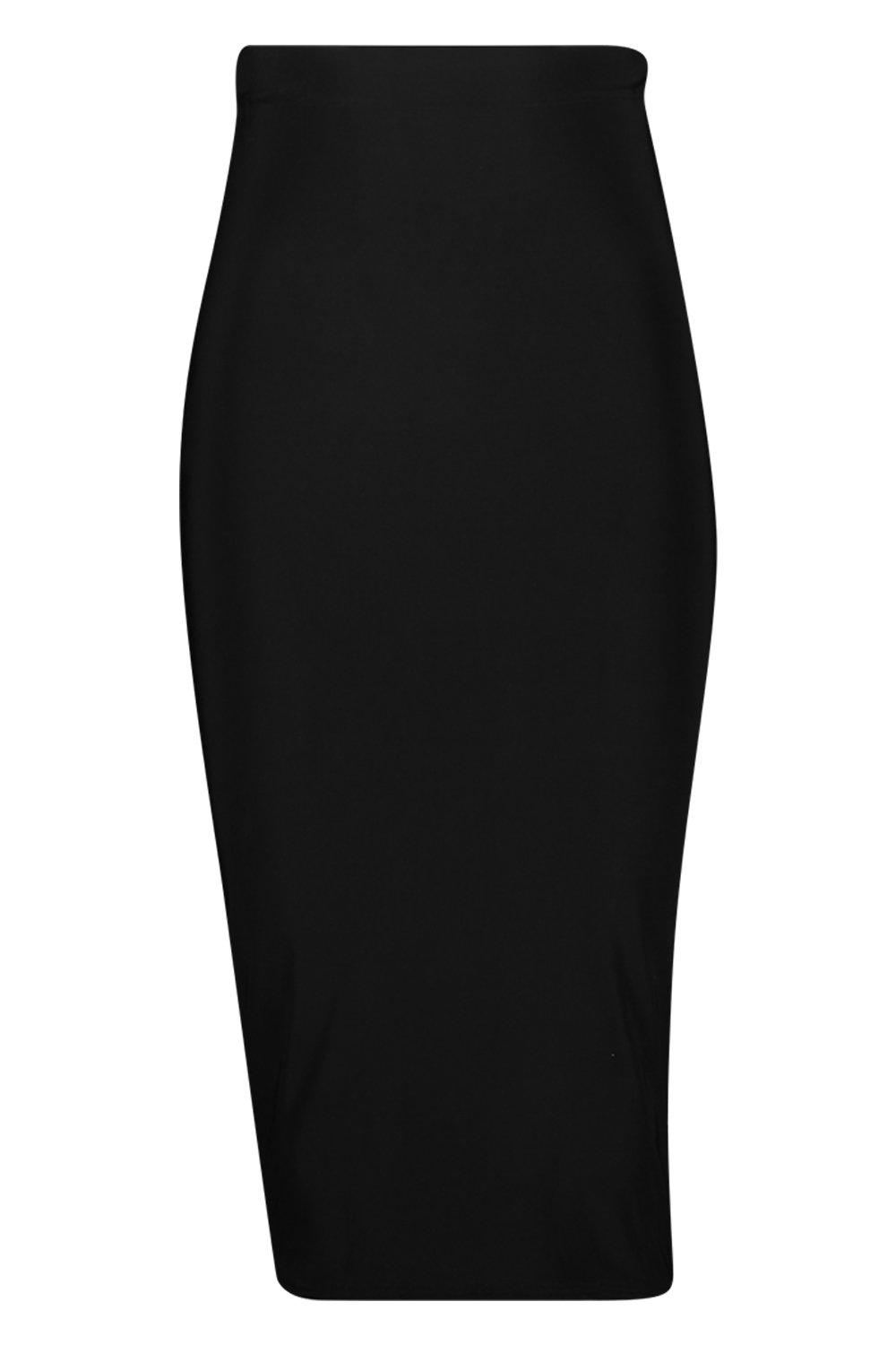 ruched bum midi skirt